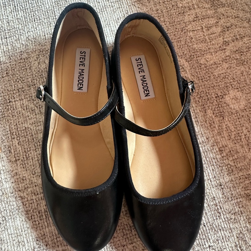 Steve Madden Classic Black Mary Jane Shoes
